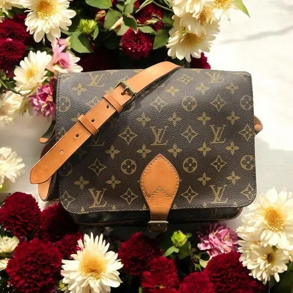 Louis Vuitton Cartouchiere Monogram Crossbody With Authenticity - Picture 1 of 12
